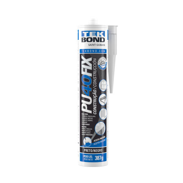 SELANTE PU 40 FIX PRETO 387G TEK BOND 